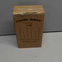 Brass Gold Candlestick Holders, Metal Taper Candle Holders Set of 6, Vintage Modern Candle Sticks Holder Decor for Table Centerpiece, Fireplace Mantel Wedding Housewarming Gift, Candlelit Dinner Dcor