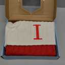 St. Nicholas Square Red Cable Knit Monogram Christmas Stocking, 21-Inch (Letter Q)