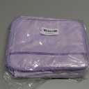 Bagseri Kids Lunch Bag Girls - Thermal Insulated Lunch Box Tote with Water Bottle Holder, Reusable Leak-Proof Kids Lunch Box for Daycare & School, Glitter Purple (Containers Not Included)