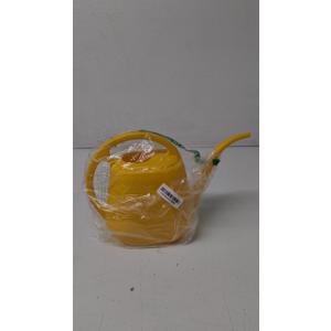 Fasmov Plastic Watering Can, Yellow, 1-Gallon