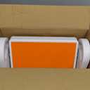 Toddler Step Stool - Foldable 2-Step Stool with Non-Slip Rubber Feet & Platform, Safety Lock, 300lbs Capacity, Lightweight for Potty Training, Bathroom Sink, Kitchen, Orange