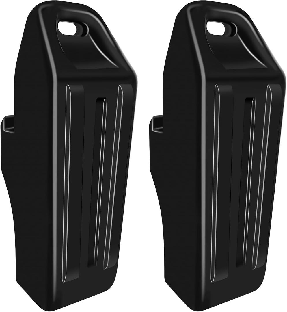 Pontoon Fenders Boat Bumpers for Docking Pontoon Boat ONLY,Customized Inflatable Fender Dock Bumper with Locking Recessed Groove&Grip Handle (Black)