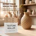 Hokkieam Clay Texture Rollers | 10-Pack Polymer Clay Texture Roller Set for Pottery & Crafting