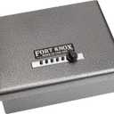 Fort Knox Original Pistol Box (PB1), Security for pistols, handgun, California DOJ Certified, Quick-Access Mechanical Lock, Heavy-Duty Steel, 12.5 x 10.375 x 4.25 inches