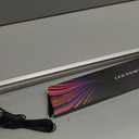 LED Recessed Lighting Kit for Wall Panels - GloryAir 6pcs Adhesive Wall Strip Lights for Interior Wall Decor, 3000K Touchable Switch Lamp for Wood Slat, Wall Accent Acoustic Panels, Kitchen Home stair