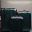 Samsonite Centric 2 Hardside Expandable Luggage with Spinner Wheels, Emerald Green, 3-Piece Set (20/24/28)