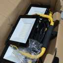 LED Work Lights with Stand, 21000 Lumen, 2-Head Adjustable Work Light, Waterproof Foldable Tripod, 6,500 Kelvin, Extended Cord for Outdoor & Indoor Job Sites, Workshops, Construction, Garage Lighting