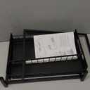 REALINN Under Sink Organizer, Pull Out Cabinet Storage 2 Tier Slide Out Sink Shelf, Kitchen Organizers and Storage, Black, 1 Pack (1 Pack, Black)