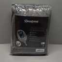 Beautyrest Heated Throw Blanket, Electric Throw, Soft, Warm, Reversible Plush - Sherpa, 3 Heat Settings, 2 hr Auto Shut Off, Machine Washable, 50 x 60 Grey