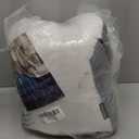 Wedge Pillow for Sleeping & Resting, 24"x24"x10" Memory Foam Cushion with Grey and White Patterned Polyester Cover, Ideal for Bedroom & Living Room  Comfortable Support for Adults