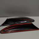 ABS Chrome Side Fender Air Vent Outlet Cover Trim For Subaru BRZ Toyota 86 2013-2021 Accessories Set of 2pcs (Gloss Black)