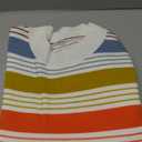 FireSwan Womens Cap Sleeve Sweater Vest Striped Color Block Loose Tank Tops Trendy Vacation Outfits Cute Summer Spring Top (Size M)