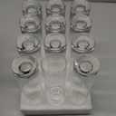 Glass Cylinder Bud Vases for Centerpieces, Set of 12 Clear Small vases,Handmade Slim Flower Vases Wedding Table Decor for Single Rose vases Bulk, Home Aesthetic Desk Decor, Party Decorations,7.5"