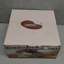 Chocolate Fondue Pot Set Electric Melting Machine, 4-Cup Capacity 4 Trays 5 Forks 1 Spatula Cheese Warmer, Ideal Gift for Couple Family & Date Night Idea House Warming Holidays Essentials (Cream White)