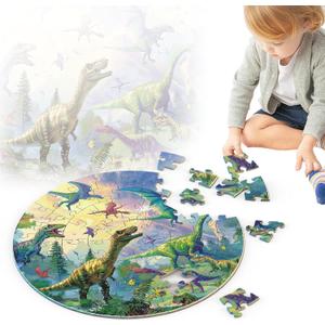 Puzzles for Kids Ages 4-8, 70Pcs Large Dinosaur Jigsaw Floor Puzzle, Educational Learning Toy Gifts for Boys Girls Ages 3-8 years old Puzzles for Kids Ages 4-8, 70Pcs Large Dinosaur Jigsaw Floor Puzzle, Educational Learning Toy Gifts for Boys Girls Ages 3-8 years old