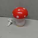 BECCOBEAT Mushroom lamp for Bedroom Night Light Glass Vintage Retro Funky Cute Lamp Small Lamps Bedrooms Bedside Bed Side Table Nightstand Desk Aesthetic Cottagecore 70s Room Decor (RED) (B01)
