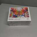 2 x BUHAH 3D Colorful Butterfly Flower Puzzles for Adults 1000 Pieces Beautiful Floral Art Jigsaw Puzzles Impossible Challenging Aesthetic Puzzle as Family Game Decor