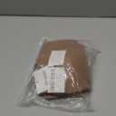 Decorus Women's Shapewear Tank Bodysuits - Plunge V Neck Sleeveless Shapewear Built in Bra V Backless Thong Body suits Tops Large, Brown (Mid Thigh)