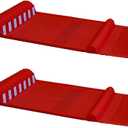 Maxsa 37359-2PK Park Right 21" x 11" x 2" Parking Mat, Red