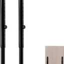 Folding Adjustable Table Legs 2 PCS, Adjustable Height 22.5- 34.5 DIY Desk Legs, Foldable Furniture Legs for Outdoor Camper, RV, Coffee Dinner Table, Tabletops, Kitchen