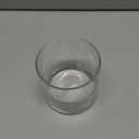 WGV Cylinder Vase, 4" W x 4" H, Floral Container, Glass Candle Holder Centerpiece Planter Terrarium for Wedding Party Event, Home Office Decor, Clear, 1 Piece