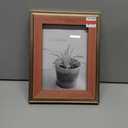 New View 5x7 inch Picture Frame - Pink & Gold