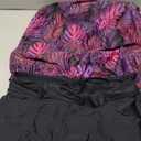 Aqua Eve Two Piece Women's Tankini Swimsuits Blouson Swim Tank Top with Shorts Modest Bathing Suits (Large, Purple Leaf)