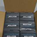 BESTTEN 6 Pack Dimmer Light Switch, LED Dimmer Switch, Single-Pole or 3-Way, for Dimmable LED, Halogen and Incandescent Bulbs, 120V, Wall Plate Included, UL Listed, White