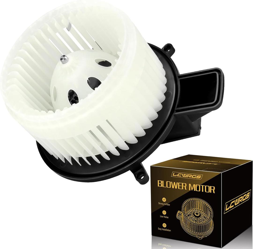 AC Blower Motor with Fan Fits for Jeep Grand Cherokee Dodge Grand Caravan Durango Chrysler Town Country 2008 2009 2010 2011 2012 2013 2014 2015 2016 2017 2018 Heater Blower Motor Replace# 700216