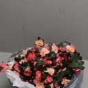 Miracliy 16 Pack 131 FT Flower Garland Decorations Plastic Artificial Flowers for Wedding Decoration Photo Booth Backdrop (Pink)