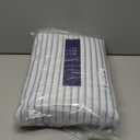 Extra Deep King Sheet Set - 6 Piece Breathable and Cooling Sheets - Hotel Luxury Bedding for Women, Men, Kids & Teens - Easy & Secure Fit - Soft and Wrinkle Free - Extra Deep Pockets - Blue Stripes