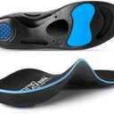 PCSsole Orthotic Insoles with High & Medium Arch Support - Comfort Gel Work Boot Insert for Flat Feet, Plantar Fasciitis, Running, Walking, Over Pronation for Men and Women