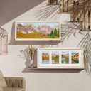 8x20 Collage Picture Frame for Wall Mounting, Cornsilk