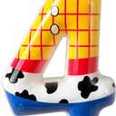 Toys Inspired Game Birthday Number Candles, Cartoon Story Number Candles, Cartoon Cake Decorations, Birthday Decoration Supplies, Suitable for Boys and Girls Party Celebrations (4)