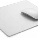 Glass Gaming Mouse Pad, Hard Surface Clear Mat for Enhanced Precision and Speed Control, for Gaming, Office, and Design Use (Transparent Frosted,300mmx250mm)