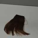 S-noilite 2 pieces 6 inch Clip In Short Hair Extensions 100% Remy Human Hair Invisible Mini Short Clip in Hairpiece for Women with Thinning Hair Meduim Brown