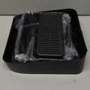 BALAPET Adjustable 3 Steps Litter Box Ramp with Filter Function, Detachable Litter Trapper, Non-Slip Cat Litter Stair for Small & Elderly Cats(Black)