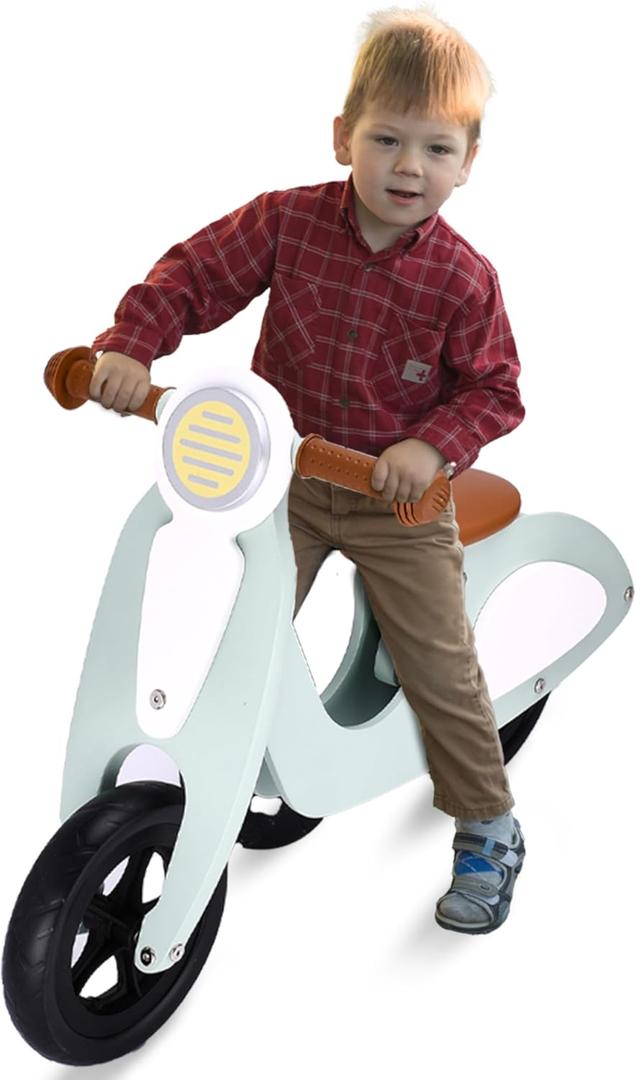 Balance Bike - Lightweight Aluminium Toddler Bike for 2, 3, 4, and 5 Year Old Boys and Girls - No Pedal Bikes for Kids with Adjustable Handlebar and Seat, EVA Tires - Training Bike