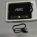 AOC Portable Bluetooth Speaker, Shower Speaker, BT 5.4 with Wireless Stereo Pairing, BassUp, IP65 Waterproof, Dustproof, 30-Hour Playtime, Compact Small for Home, Outdoors, Travel, Black