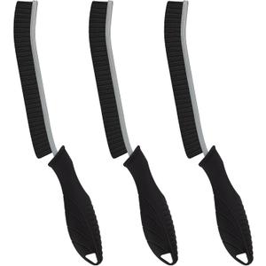 Black Hard Bristle Crevice Cleaning Brush - 3 PCS Home Cleaning Supplies - Multi-Purpose Crevice Cleaning Tools for Grout, Kitchen, Bathroom, Toilet and Window
