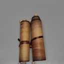 Epakh 2 Pack Blank Paper Scrolls 9 x 144 Inches Wrapped on Wood Rod for Writing, Drawing, Calligraphy, Wedding Vows, Cosplay Prop, Renaissance Festivals, Tabletop Role Playing Game(Old Color)