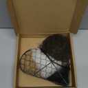 Handmade Fiber Bird Nesting Heart, Refillable,Birds Nests Material Holder, Winter Tree Shelter for Wild Bird,Outside Garden Art Birdhouse,Animal Hummingbirds Lovers Home