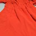 Dokotoo Womens Off The Shoulder Summer Dresses 2025 Short Lantern Sleeve Ruffle Elastic Waist A-Line Casual Mini Dress, S, Red