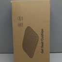 Gel Seat Cushion for Long Sitting With handle-Large & Thick & Soft & Breathable-Gel Cushion for Wheelchair, Gel Chair Cushion for Hip Pain, Gel Seat Cushion for Office Chair (Black, 18 x 17 inches)