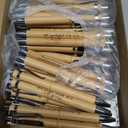 Fulmoon 60 Set Employee Appreciation Gifts Includes Thank You Wood Bamboo Pen May You Be Proud Sign Ballpoint Pen Employee Appreciation Bookmark Card for Teacher Nurse Coworker Team Staff Graduation