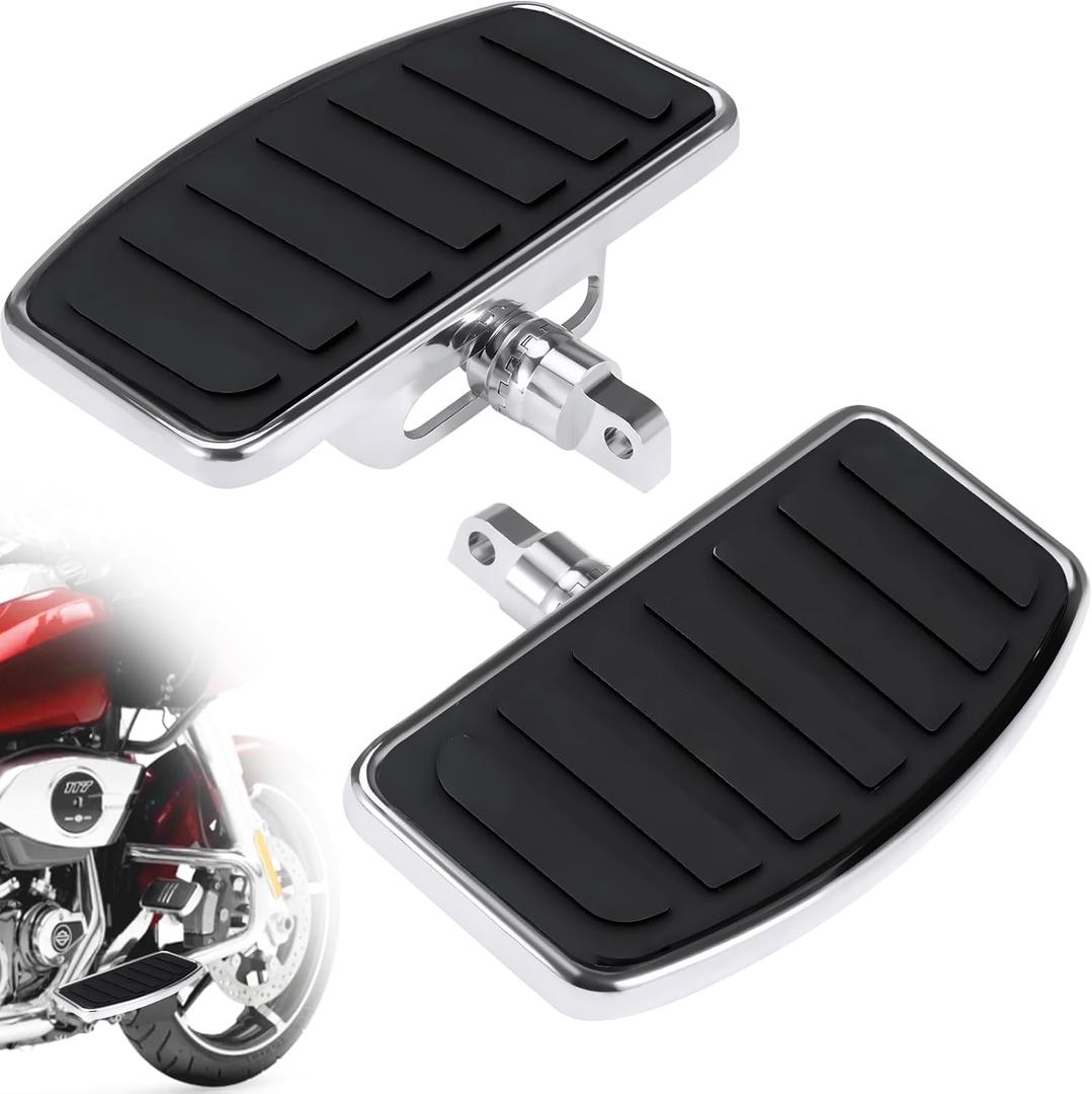 Adjustable Floorboards for Harley, Rider/Driver/Passenger Footboard Footrest Foot Peg for Harley Davidson Touring Street/Electra/Road/Tri Glide King Sportster XL883 1200 Dyna Softail Trike Accessories