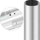 Yaocom Round Street Sign Post 8' Tall Real Estate Sign Post for Outside Breakaway Steel Galvanized Pipe for Garden Yard Street Parking, 2 3/8'' OD, Pack of 1, Large Signage
