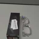 Reading Glasses for women Blue Light Blocking Glasses Filter UV Square Lightweight Readers Glasses for Men and Women (Transparent)