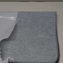 Bath Mat,Ultra Thin Bathroom Rugs,Rubber Bath Mats for Bathroom,No Slip Bath Rugs,Quick Dry,Machine Washable,Low Pile,Absorbent,Shower Outside,Sink,Home Decor Accessories.Blue,2'x3'(24x36inch)