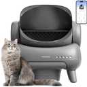 Neakasa M1 Open-Top Self Cleaning Cat Litter Box, Automatic Cat Litter Box with APP Control, Odor-Free Waste Disposal Includes Trash Bags